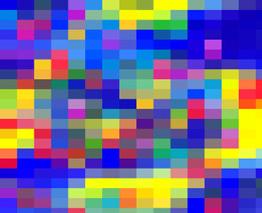 Pastel, rainbow shades, squares, abstract background with squares