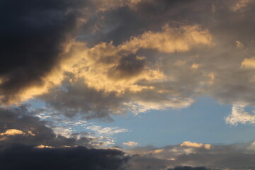 clouds at sunset
