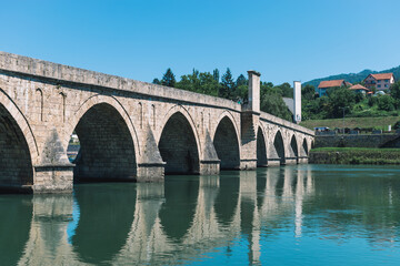 Fototapeta premium bridge over the river