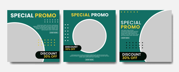 Collection of social media feed templates. Suitable for online stores in promoting a product or brand
