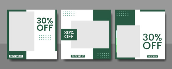 Collection of social media feed templates. Suitable for online stores in promoting a product or brand

