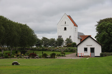 Fototapeta na wymiar old denmark church