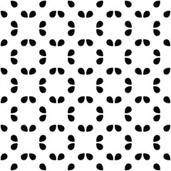 Black and white texture. Abstract seamless geometric pattern.
