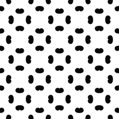 Black and white texture. Abstract seamless geometric pattern.
