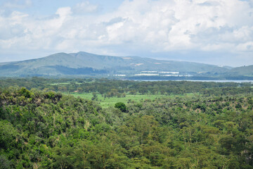 Scenic mountain landscapes against sky in Naivasha, Kenya