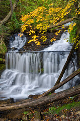 576-91 Wagner Falls in Autumn