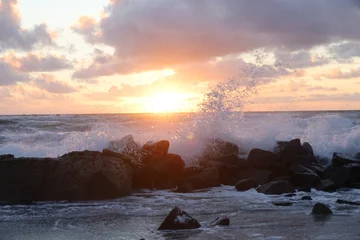 Fototapete sunset over the sea © Toby MacPie