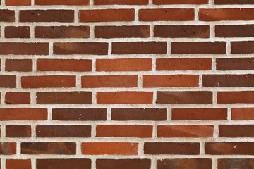 Red brick wall texture