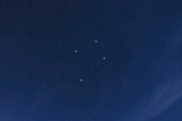 Crux star constellation, Night sky, Cluster of stars, Deep space, Crucis  . - obrazy, fototapety, plakaty
