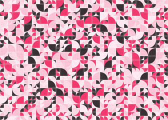 Abstract Geometric Pattern generative computational art illustration