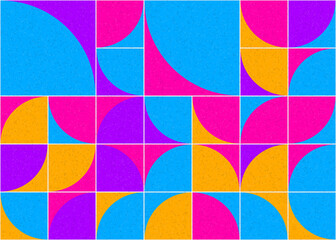 Abstract Geometric Pattern generative computational art illustration