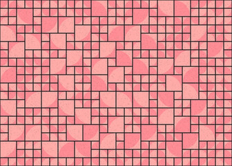 Abstract Geometric Pattern generative computational art illustration