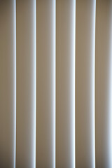 Window blinds in a interior space