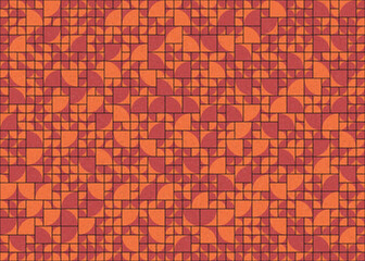 Abstract Geometric Pattern generative computational art illustration