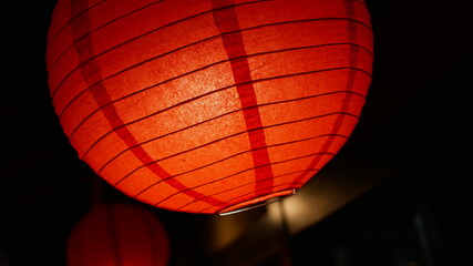 Obraz premium 赤の提灯