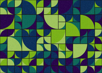 Abstract Geometric Pattern generative computational art illustration