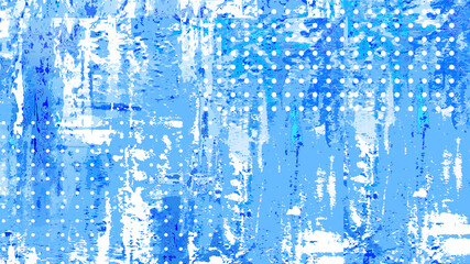 abstract background with smears of blue paint	