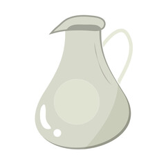 pitcher kitchen utensil cartoon hygge style