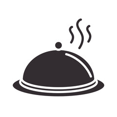 chef, kitchen restaurant catering food silhouette style icon