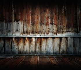 old wooden interior