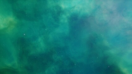 nebula gas cloud in deep outer space, science fiction illustrarion, colorful space background with stars 3d render  © ANDREI