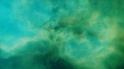nebula gas cloud in deep outer space, science fiction illustrarion, colorful space background with stars 3d render
