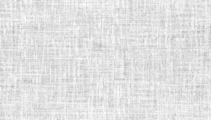 Vector fabric texture. Distressed texture of weaving fabric. Grunge background. Abstract halftone vector illustration. Overlay to create interesting effect and depth. Black isolated on white. EPS10.