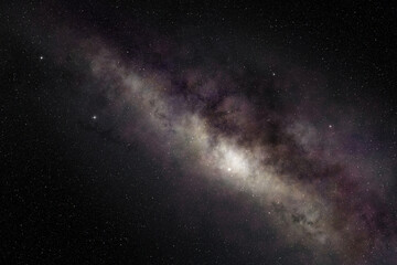 milky way galaxy in night sky