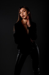 Attractive trendy woman