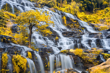 Mae Ya waterfall at Doi Inthanon national park, Chom Thong District,Chiang Mai Province, Thailand
