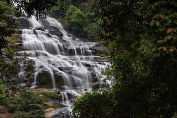 Mae Ya waterfall at Doi Inthanon national park, Chom Thong District,Chiang Mai Province, Thailand
