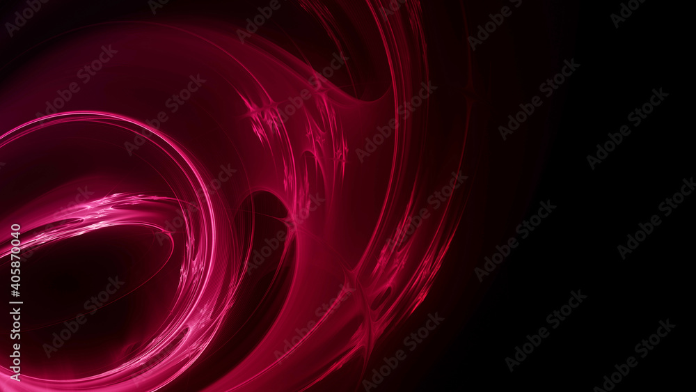 Poster abstract digital technology background. dynamic lines composition. detailed generative fractal graph
