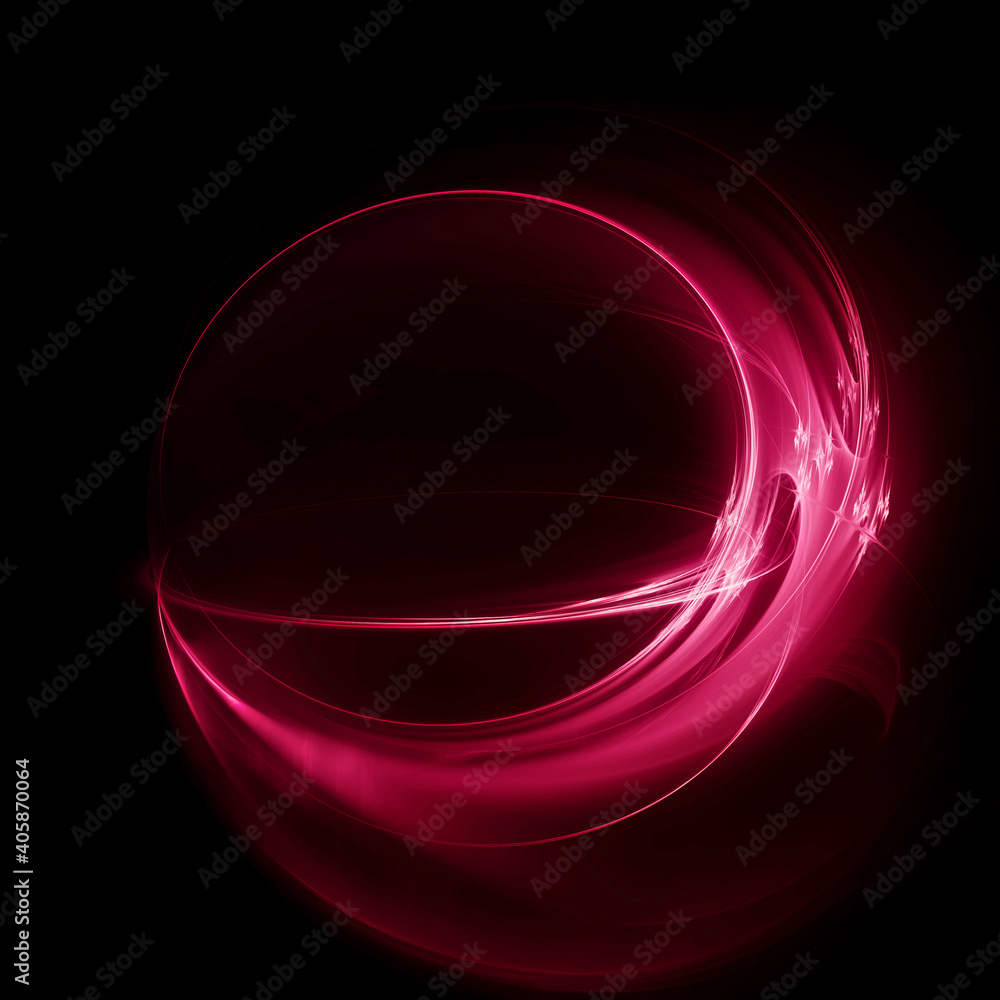 Poster abstract digital technology background. dynamic lines composition. detailed generative fractal graph