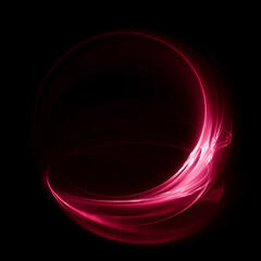 Abstract digital technology background. Dynamic lines composition. Detailed generative fractal graphics.