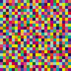 Rainbow square geometric seamless pattern colorful background