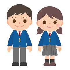 制服 学生 男女