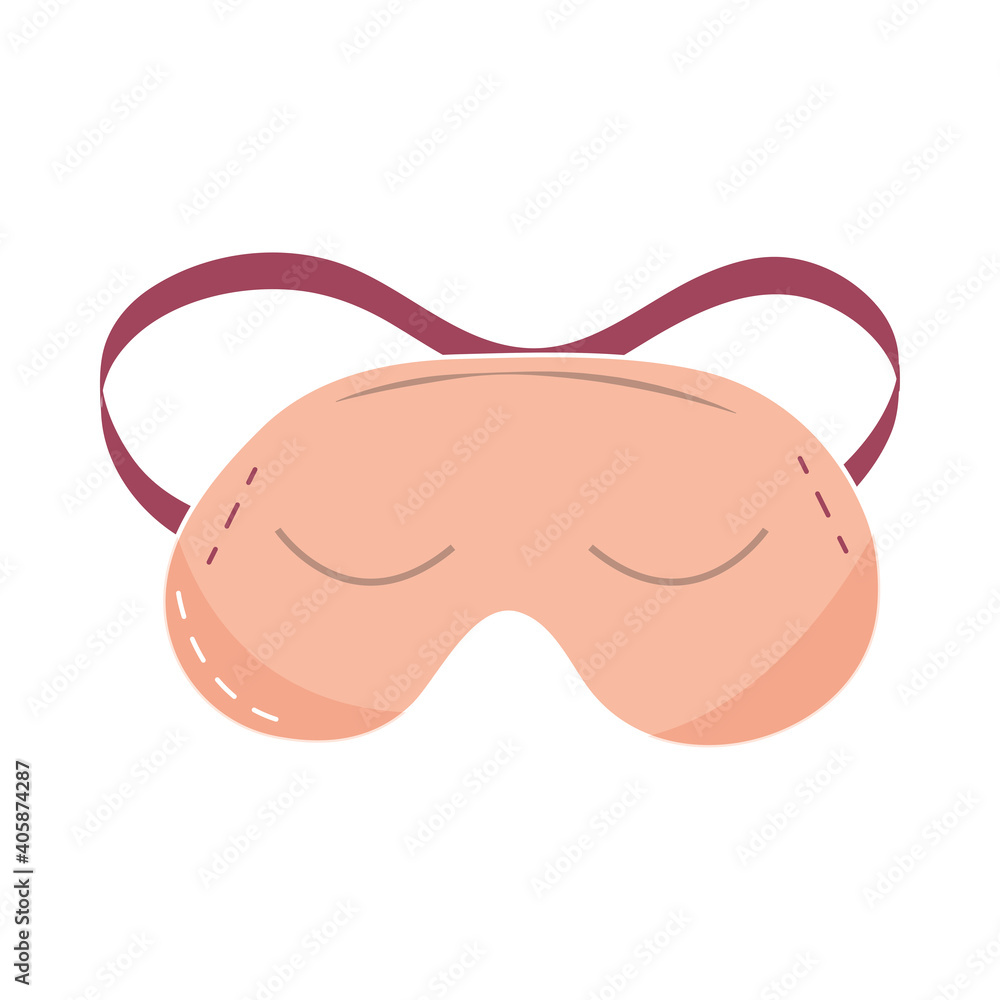 Sticker sleep mask accessory cartoon hygge style