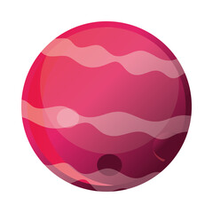 space planet galaxy solar system, globe icon style