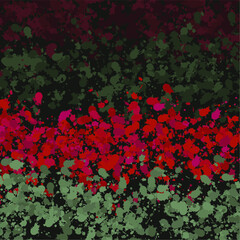 Colorful ink splatter set. Paint splashes set for design. Collection of Various Ink Blot Splatters. Abstract vector illustration. Set for grunge splash textures.