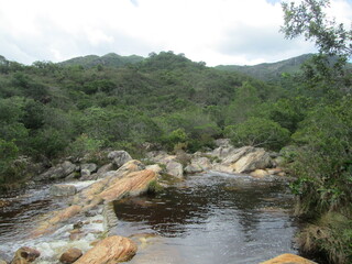 river in the mountains