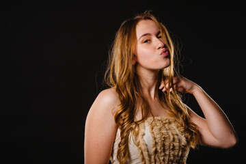 Fototapeta premium Young fashion model