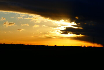 Fototapeta premium am frühen Morgen 