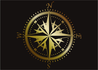 方位磁石のイメージ素材