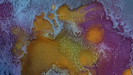 dried watercolors, abstract background, macro shot