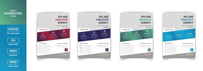 Modern Creative Corporate  Digital Marketing  Flyer