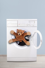 Hand-wash only Soft toy