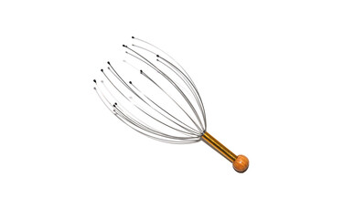 Home use Head Relax Massager Tool (Orgasmatron) to relieve stress and pain isolated on white background
