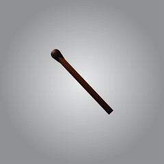 match, burn, fire, flame, heat, illustration, isolated, light, vector, background, wooden, burning, candle, flammable, ignite, stick, abstract, danger, hot, white, black, bright, design, icon, matchst
