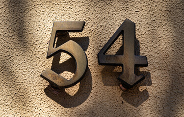 Hausnummer 54