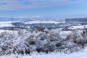 Winterlandschaft im Vorland des Thüringer Waldes